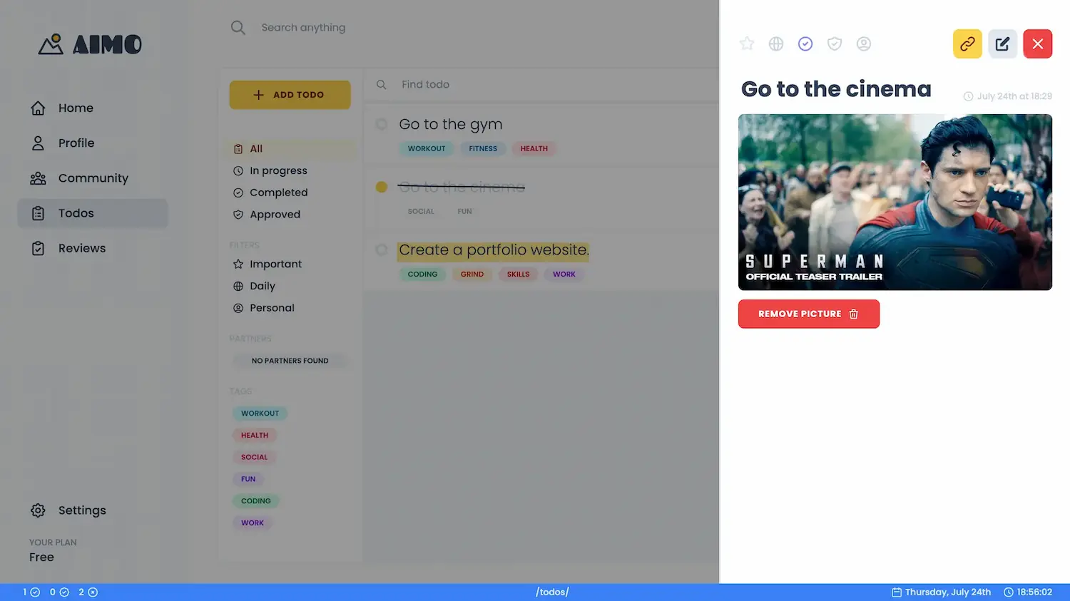 To-Do List with Your and Your Partner's Tasks